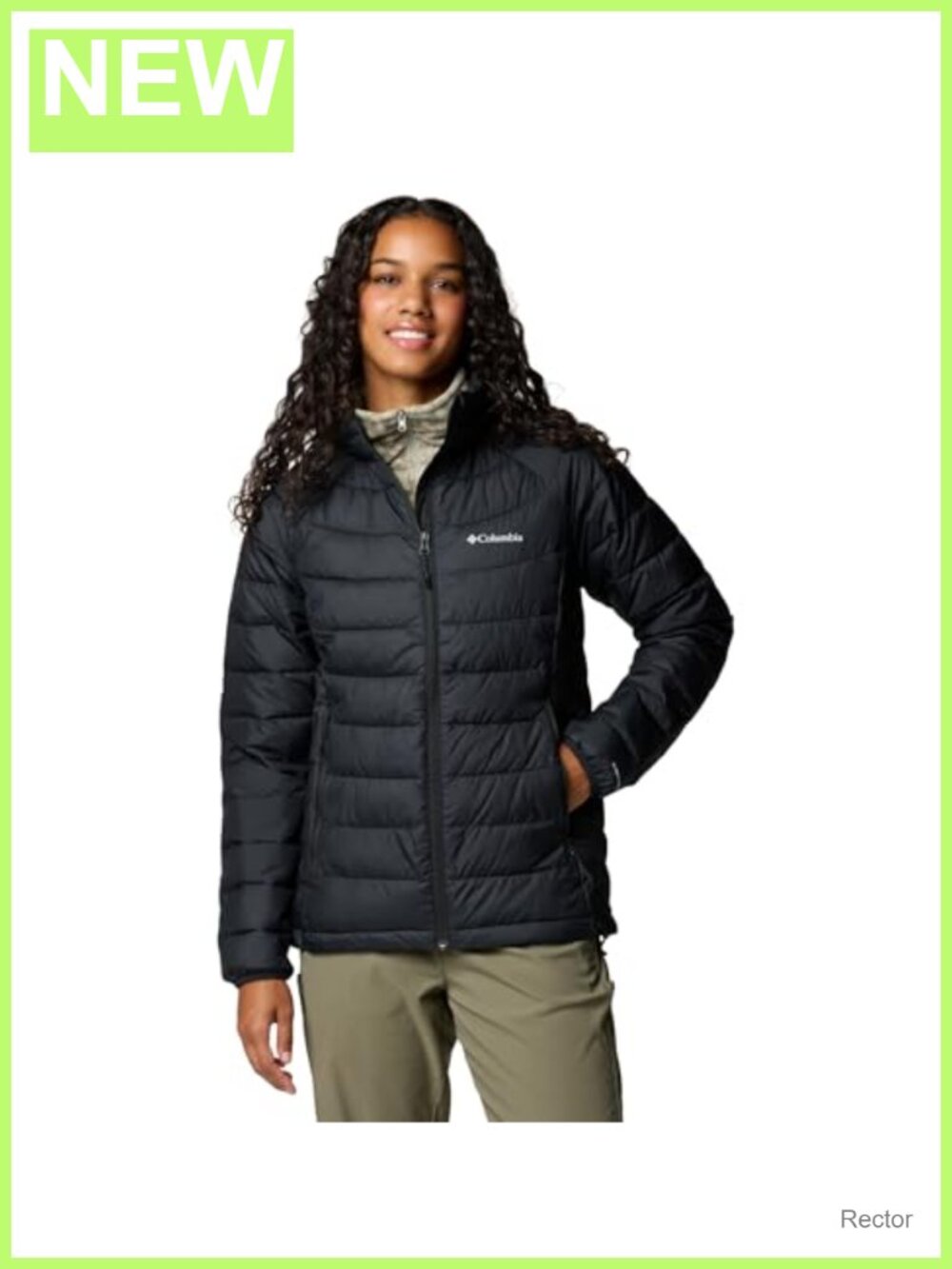 Columbia Powder Lite II Full Zip Insulated Quilted Jacket